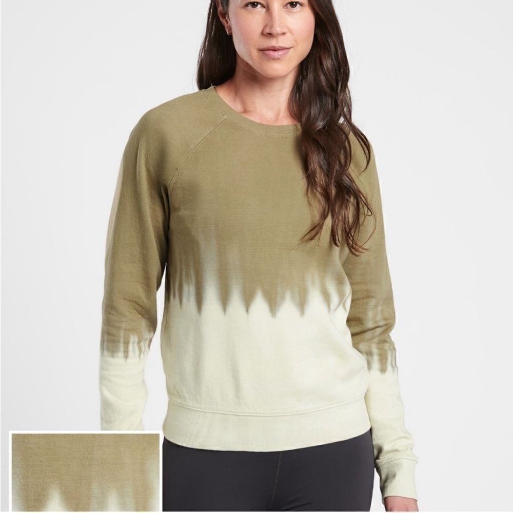 Athleta Sundown Dip Dye Sweatshirt